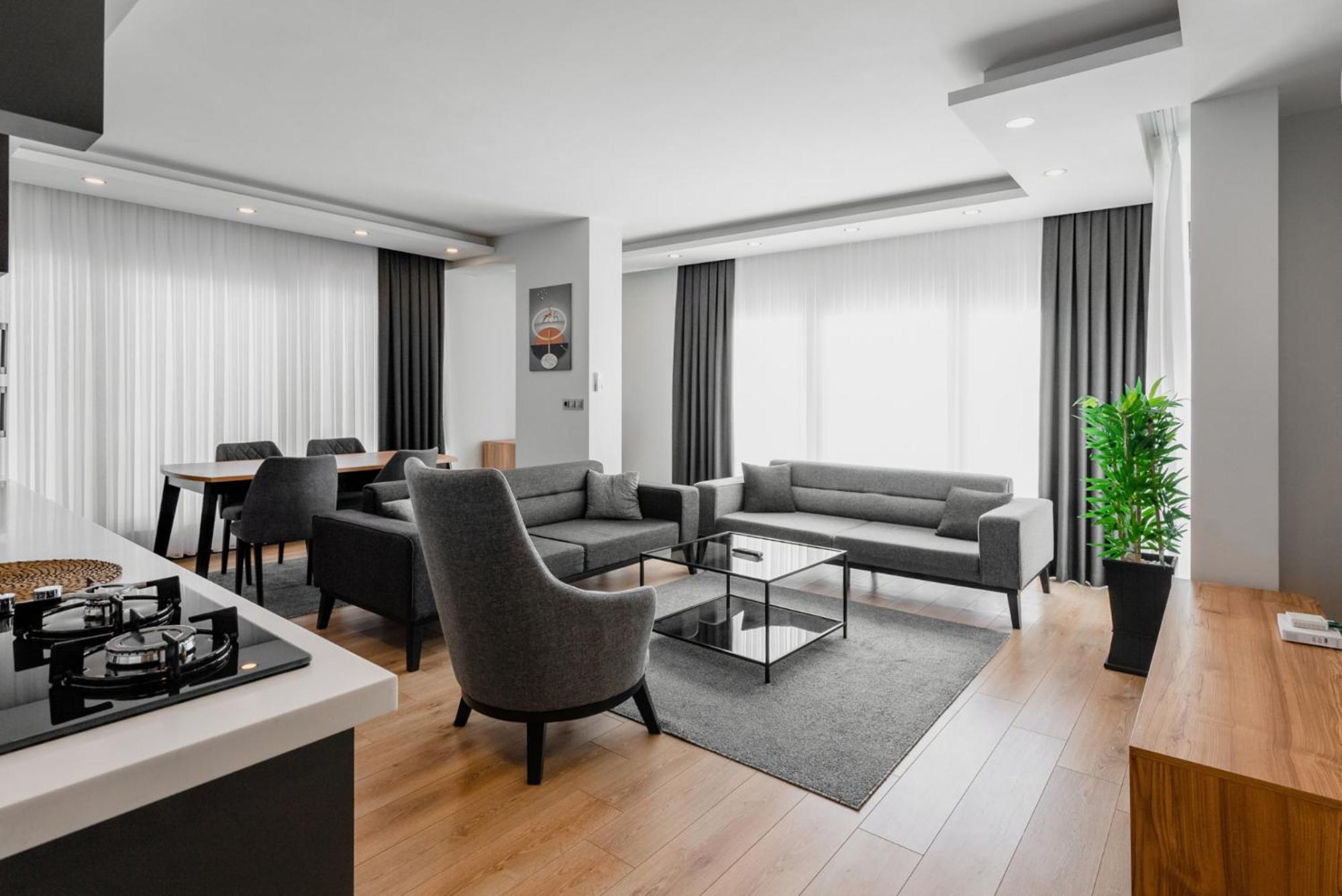 Daire Cozy Flat Close To Lara Beach In